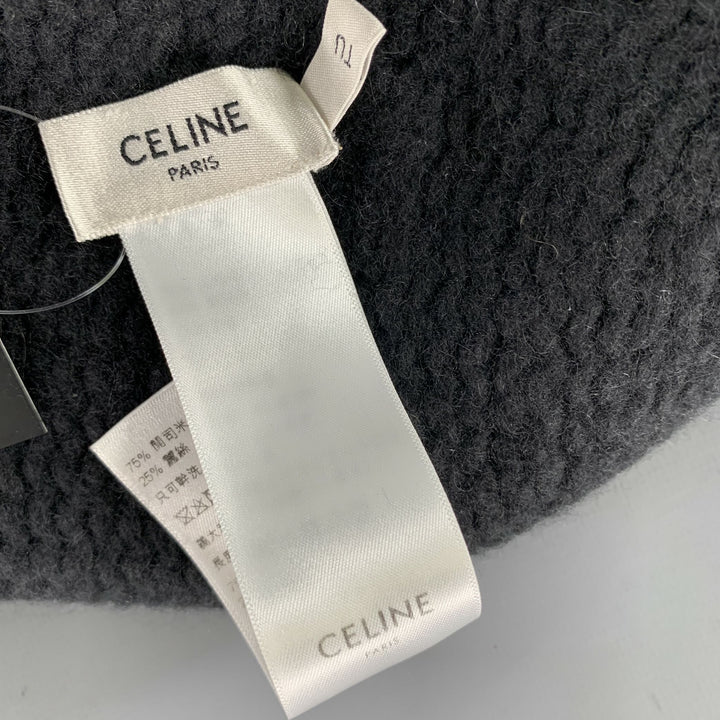 CELINE Size One Size Black Cashmere - Silk Hats