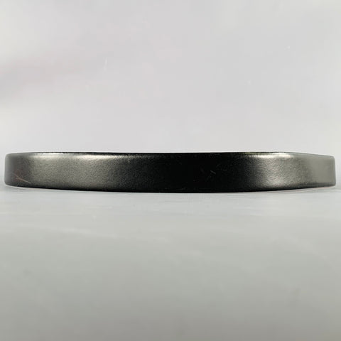 CHRISTIAN DIOR Size 42 Black Gold Leather Belt