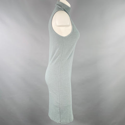 JOHN ELLIOTT Size S Hokkaido Boucle Milk Grey Nylon Wool Sleeveless Dress