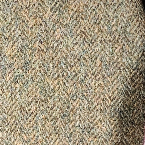 ENGLISH UTOPIA Size L Floyd Green Brown Herringbone Wool Tweed Jacket