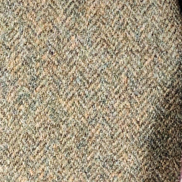 ENGLISH UTOPIA Size L Floyd Green Brown Herringbone Wool Tweed Jacket