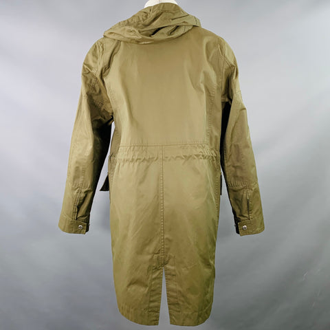 PS by PAUL SMITH Size M Green Olive Cotton Nylon Hooded Windbreaker Jacket