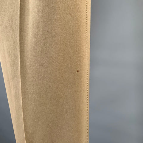 DOLCE & GABBANA Size 36 Khaki Wool Blend Dress Pants