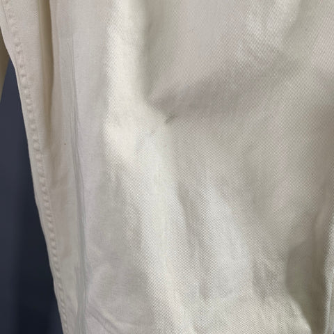 ROWING BLAZERS Size 30 Cream Solid Cotton Relaxed fit Casual Pants