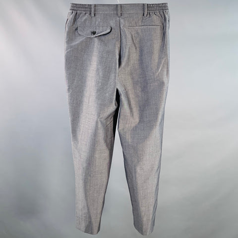 COMME des GARCONS HOMME DEUX Size M Grey Charcoal Mohair Wool Casual Pants