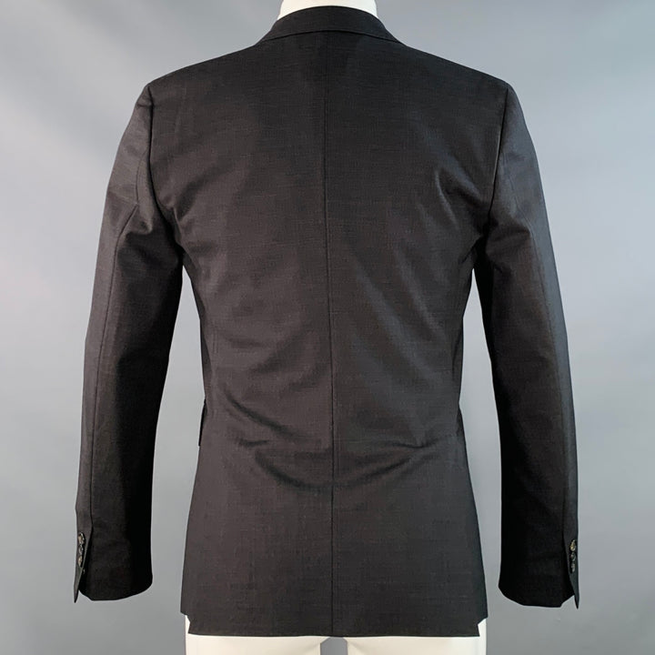DSQUARED2 MANCHESTER Size 38 Charcoal Wool Blend Notch Lapel Sport Coat