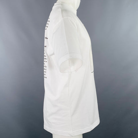 HONEY FUCKING DIJON Size M Willi Ninja White Black Graphic Cotton Crew-Neck T-shirt