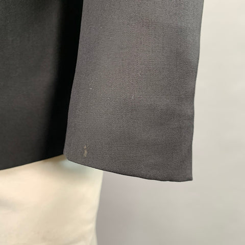 BURBERRY PRORSUM Taille 44 Veste de smoking en laine noire à revers crantés