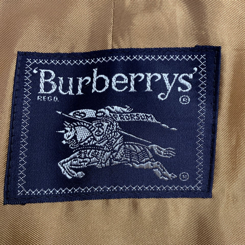 BURBERRYS Size S Tan Cotton Polyester Trenchcoat