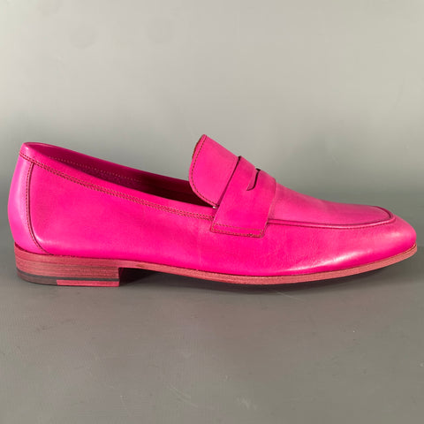PS by PAUL SMITH Size 7 Pink Leather Slip On Loafers