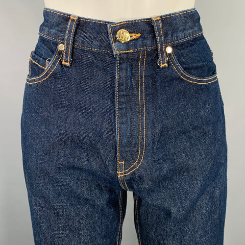ULLA JOHNSON Size 25 Blue Indigo Cotton 5 pocket Jeans