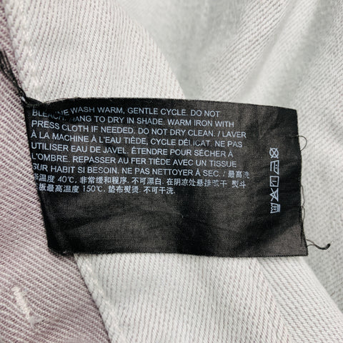 THEORY Size 32 Grey Cotton Blend 5 pocket Jeans
