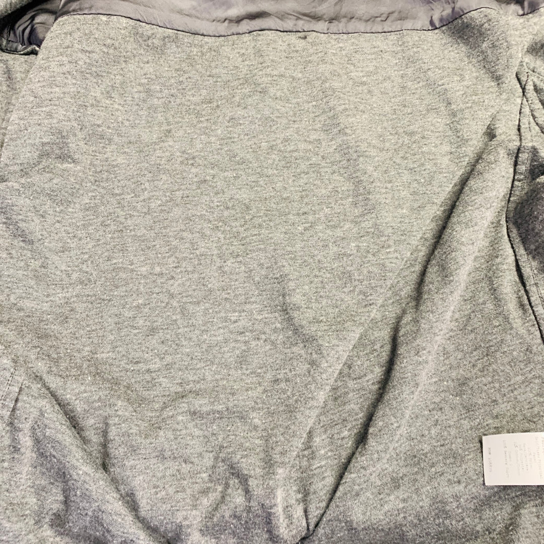 RAG & BONE Size L Black Nylon Pocket Shirt Jacket