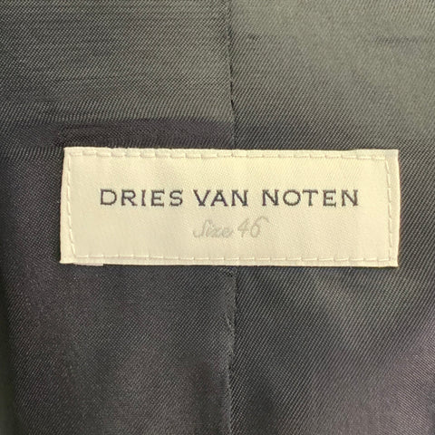 DRIES VAN NOTEN Size 36 Red Green Plaid Wool Notch Lapel Suit