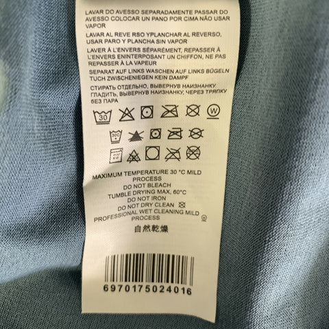 LOUIS VUITTON Size XL Blue Teal Cotton Blend Buttoned Polo