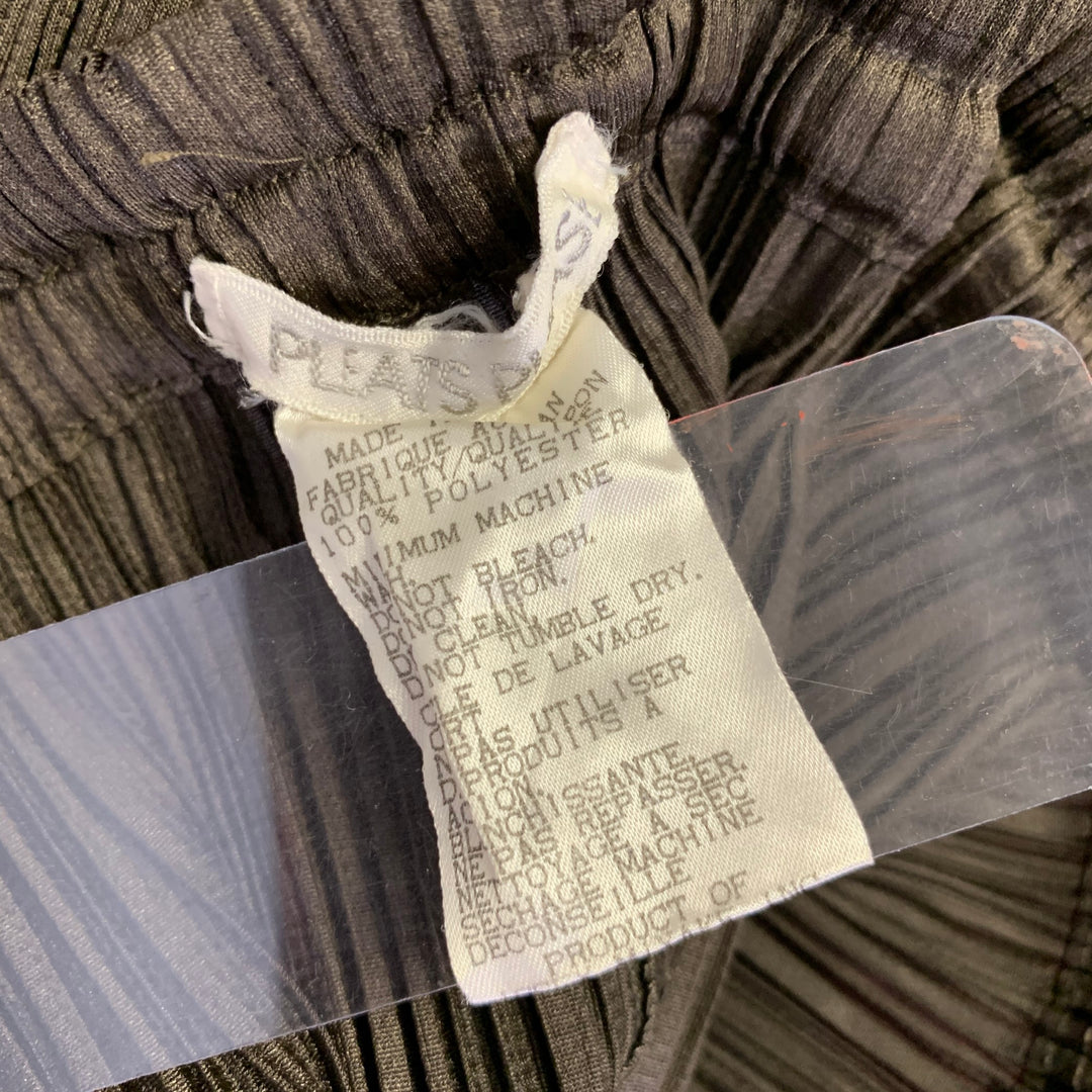 PLEATS PLEASE by ISSEY MIYAKE Size S Brown Pleated Pants