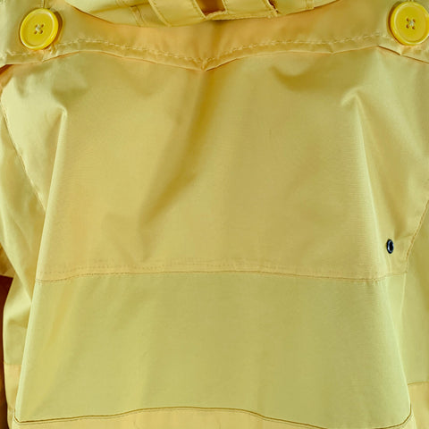 RALPH LAUREN Size L Yellow Polyester Hooded Utility Jacket