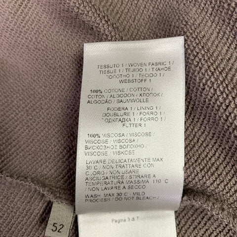 BOTTEGA VENETA Size L Brown Cotton Crew Neck Sweatshirt