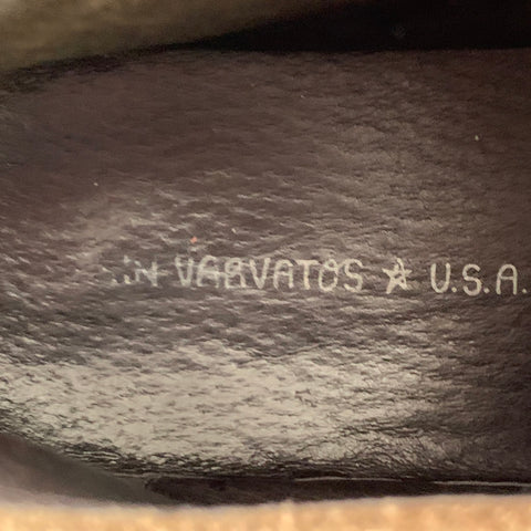 JOHN VARVATOS STAR USA Size 10 Brown Suede Moccasin Lace-Up Boots