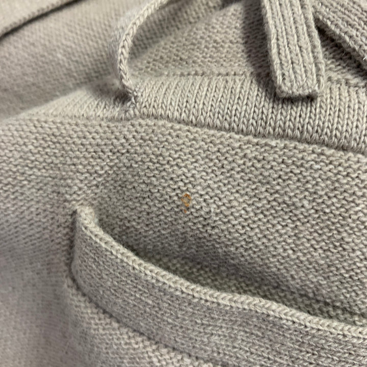 SONIA RYKIEL Size 4 Beige Taupe Belted Knit Cardigan