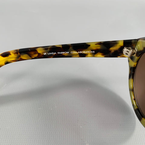 DRIES VAN NOTEN Black Beige Tortoiseshell Acetate Sunglasses