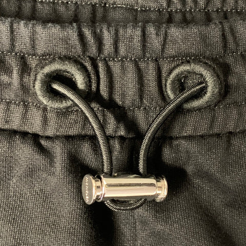 MONCLER Size S Black Cotton Pintuck Casual Pants