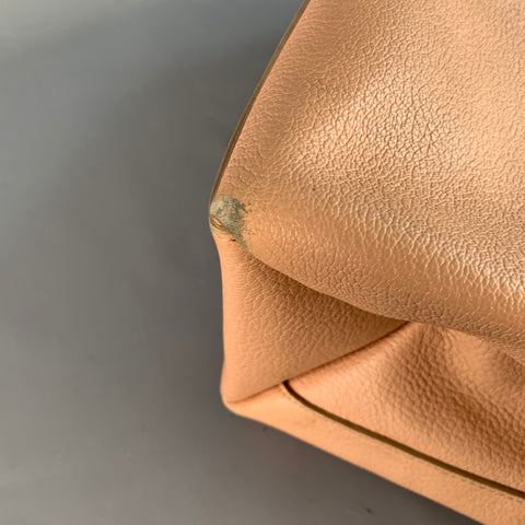 Sac cabas en cuir grainé rose poudré MULBERRY
