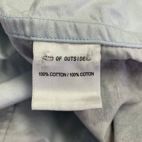 BAND OF OUTSIDERS Size M Multi Color Cotton Oxford Long Sleeve Shirt