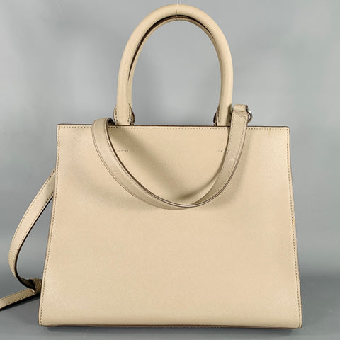 MARC JACOBS Grey Taupe Leather Handbag