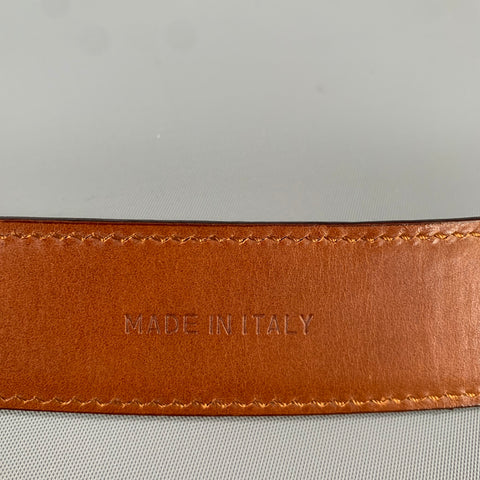 RALPH LAUREN Size 34 Brown Leather Belt