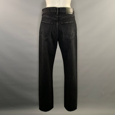 MOUSSY VINTAGE Size 25 Black Cotton Straight leg Jeans