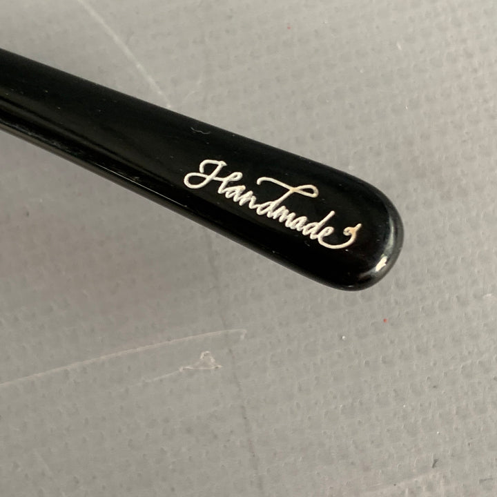 RAEN Durante Black Acetate Round Cat Eye Polarized Sunglasses