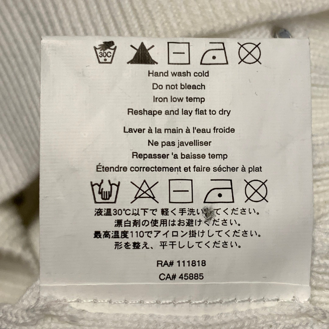 MICHAEL KORS COLLECTION Size XS White Cotton Payette Sequined Sleeveless Dress Top