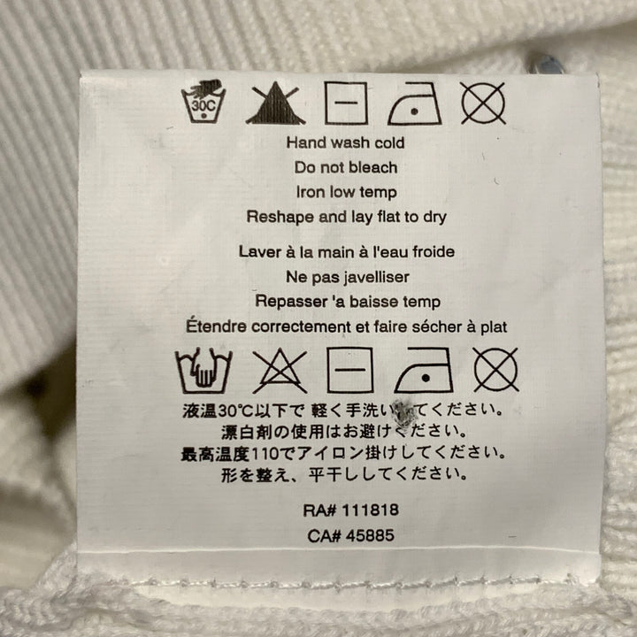 MICHAEL KORS COLLECTION Size XS White Cotton Payette Sequined Sleeveless Dress Top