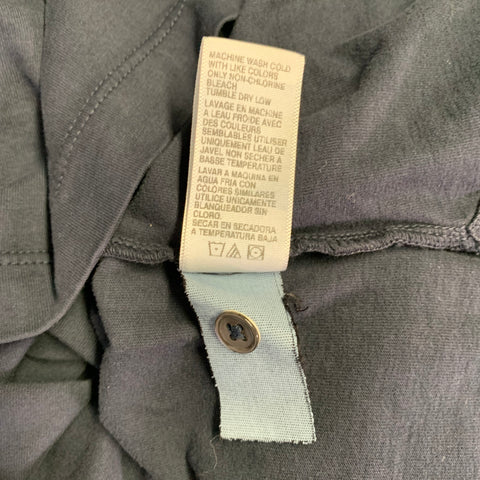 JAMES PERSE Size M Navy Cotton Polo