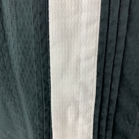 D&G by DOLCE & GABBANA Size XL Black White Two Toned Cotton Long Sleeve Shirt