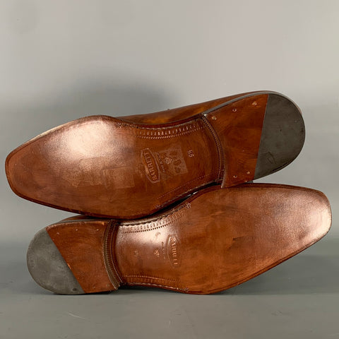 BARRETT Size 9.5 Brown 521062 Leather Brogue Loafers