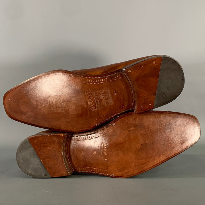 BARRETT Size 9.5 Brown 521062 Leather Brogue Loafers