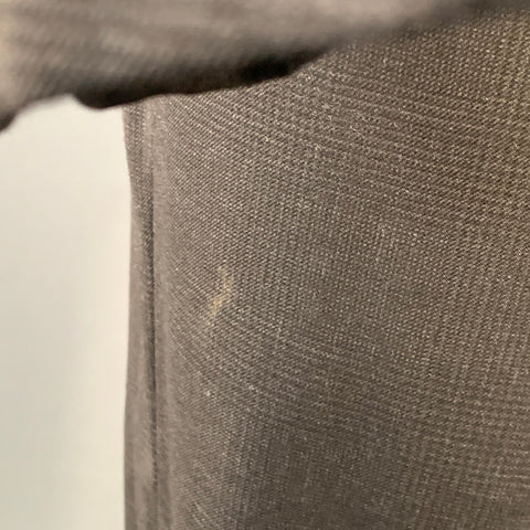 POLO by RALPH LAUREN Size 40 Regular Black Glenplaid Virgin Wool Notch Lapel Suit