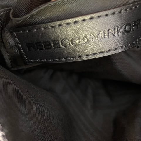 REBECCA MINKOFF SS2016 Silver Metallic Leather Envelope Clutch
