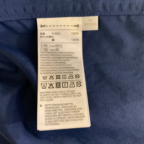 Y-3 Size M Navy Polyamide Notch Lapel Sport Coat