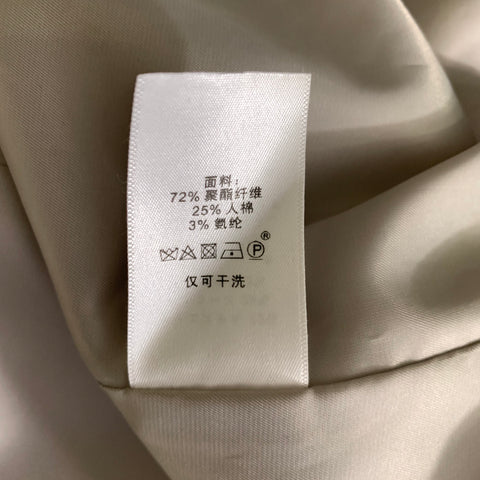CELINE Size S Tan Polyester Blazer Jacket Indoor Blazer