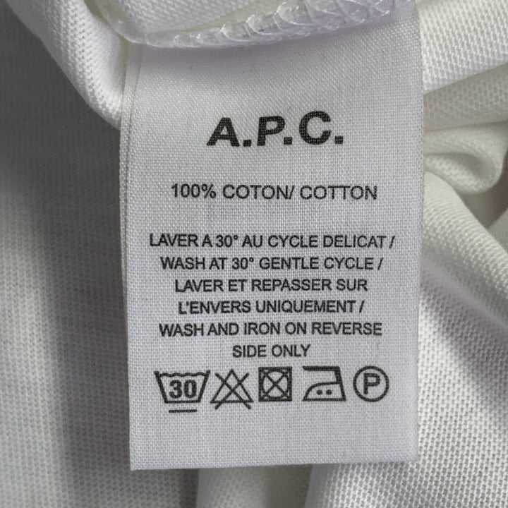 A.P.C. x KID CUDI Size M Dream On White Embroidery Cotton Crew Neck T-shirt
