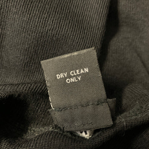 DANIEL CLEARY Size M Black Knit Wool T-shirt