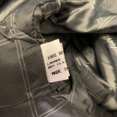 BRIONI Size M Black Cotton Cashmere Button Up Jacket
