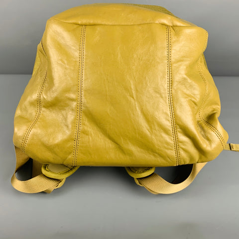 VISVIM Verde -Cordura 20L- Mochila con ribete de cuero de nailon