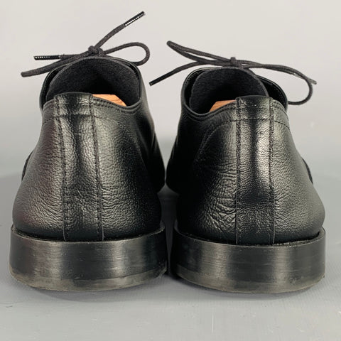 REPETTO Size 11 Black Leather Oxford Lace-Up Shoes