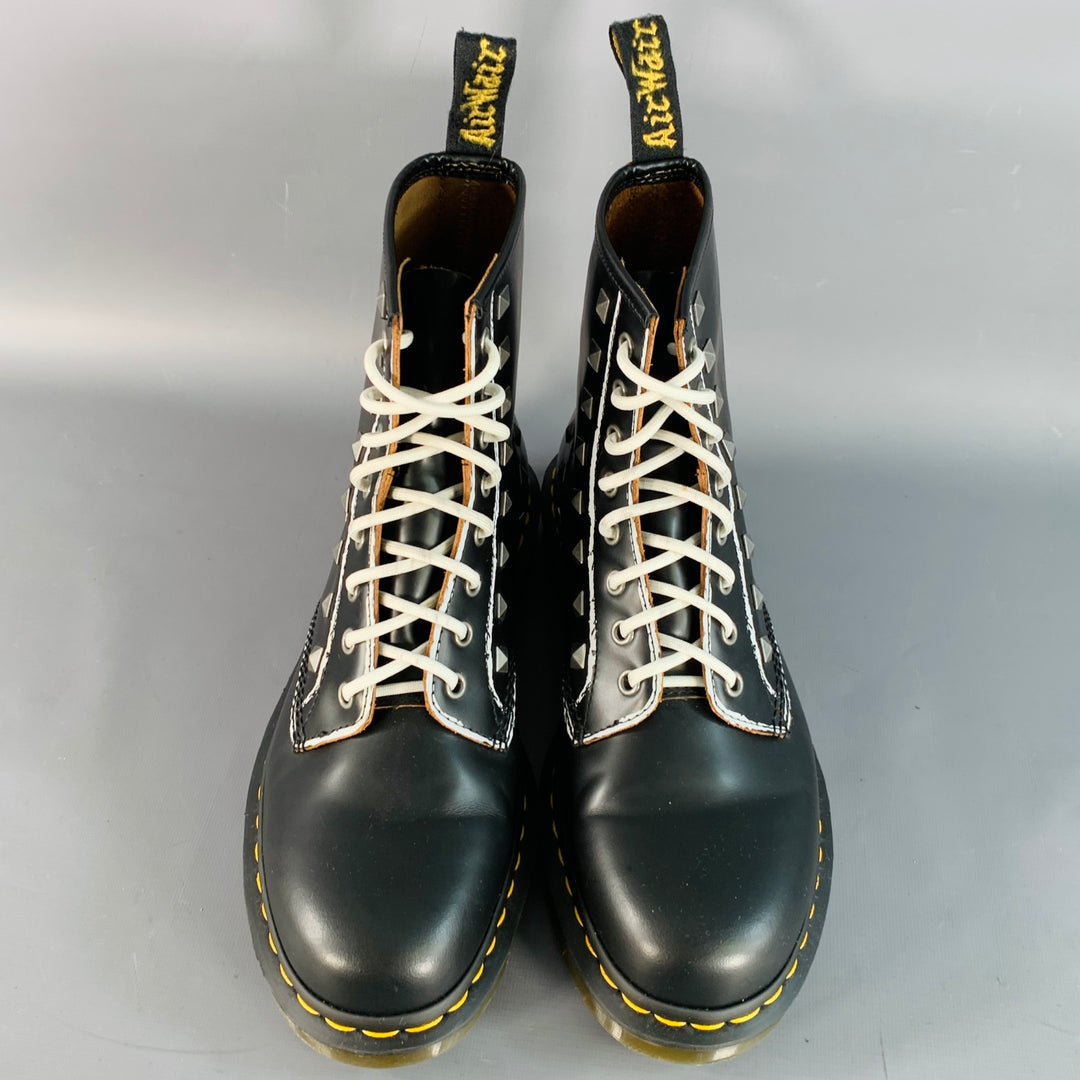 DR. MARTENS AW004 Size 11 1460 Stud Black Leather Studded  display picture 1