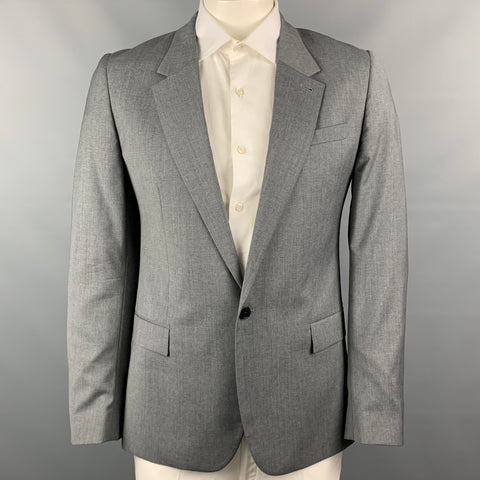 PS by PAUL SMITH Size 42 Regular Gray Wool Notch Lapel Sport Coat