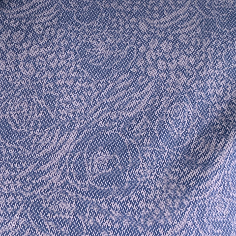 Chemise à manches longues ROBERT GRAHAM Taille XL Bleu marine Indigo Fleuri Col classique Coton